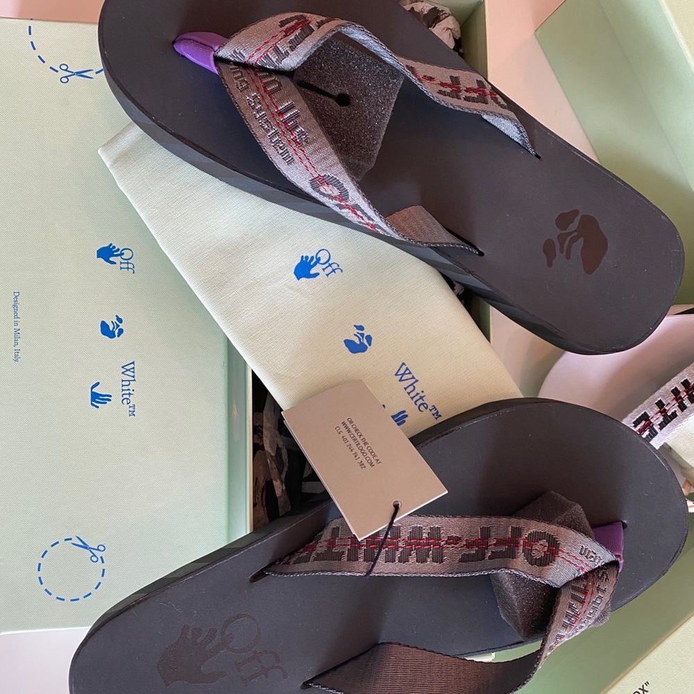 Off-White🛑SOLD🛑 Slides - Picture 7 of 14